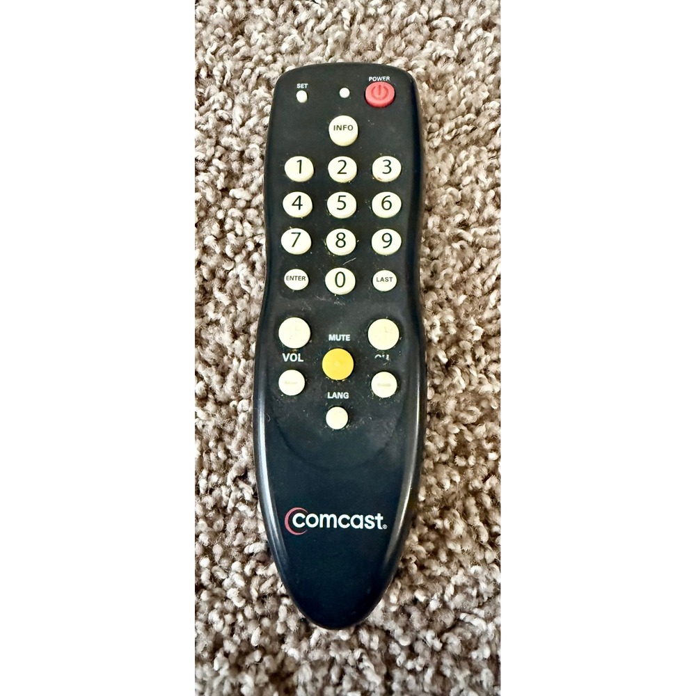 Comcast Remote Control Universal Black Replacement Cable TV Accessory